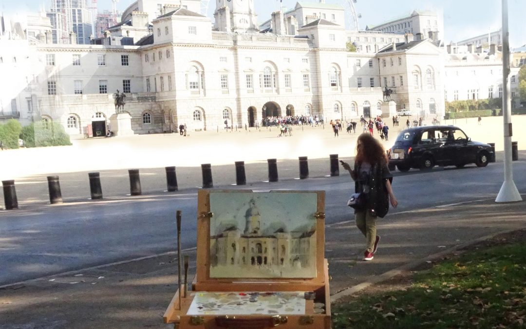 Plein air paint out St James’s Park, London